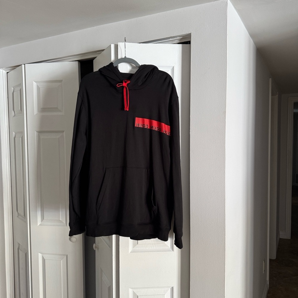 Hugo Red and Black XXL Hoodie xxl